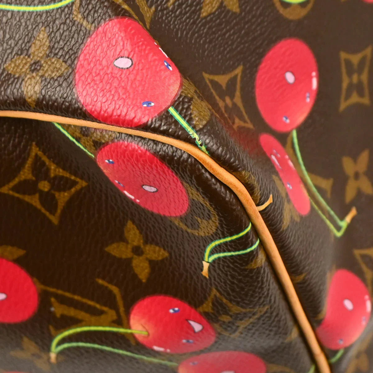 Louis Vuitton 2005 Monogram Cherry Keepall 45 Duffle Handbag M95011