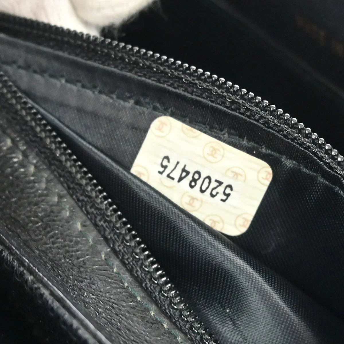 Chanel 1997-1999 Black Caviar Handbag