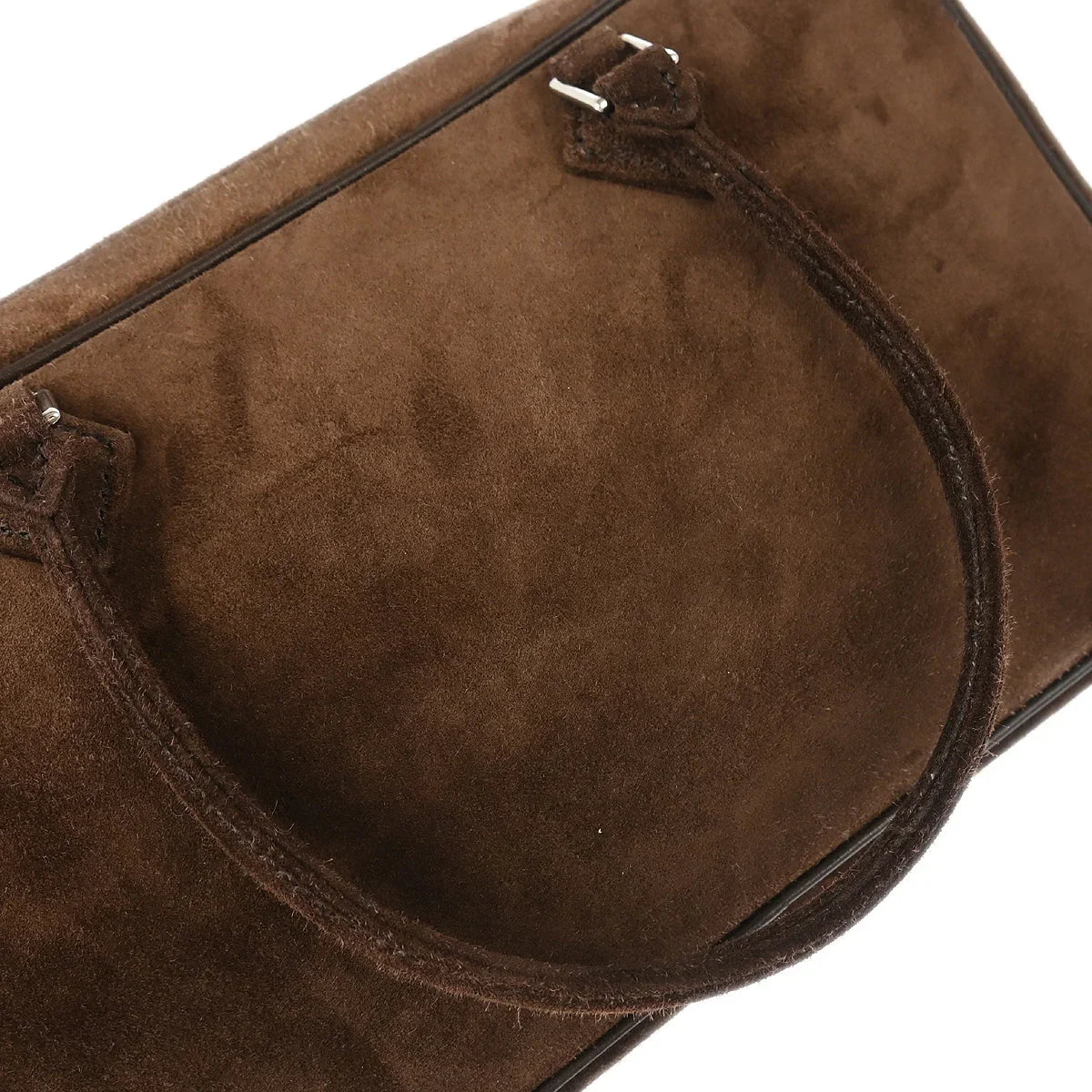 Hermes 2005 Chocolat Doblis Box Veau Velours Plume Elan PM 28 Handbag