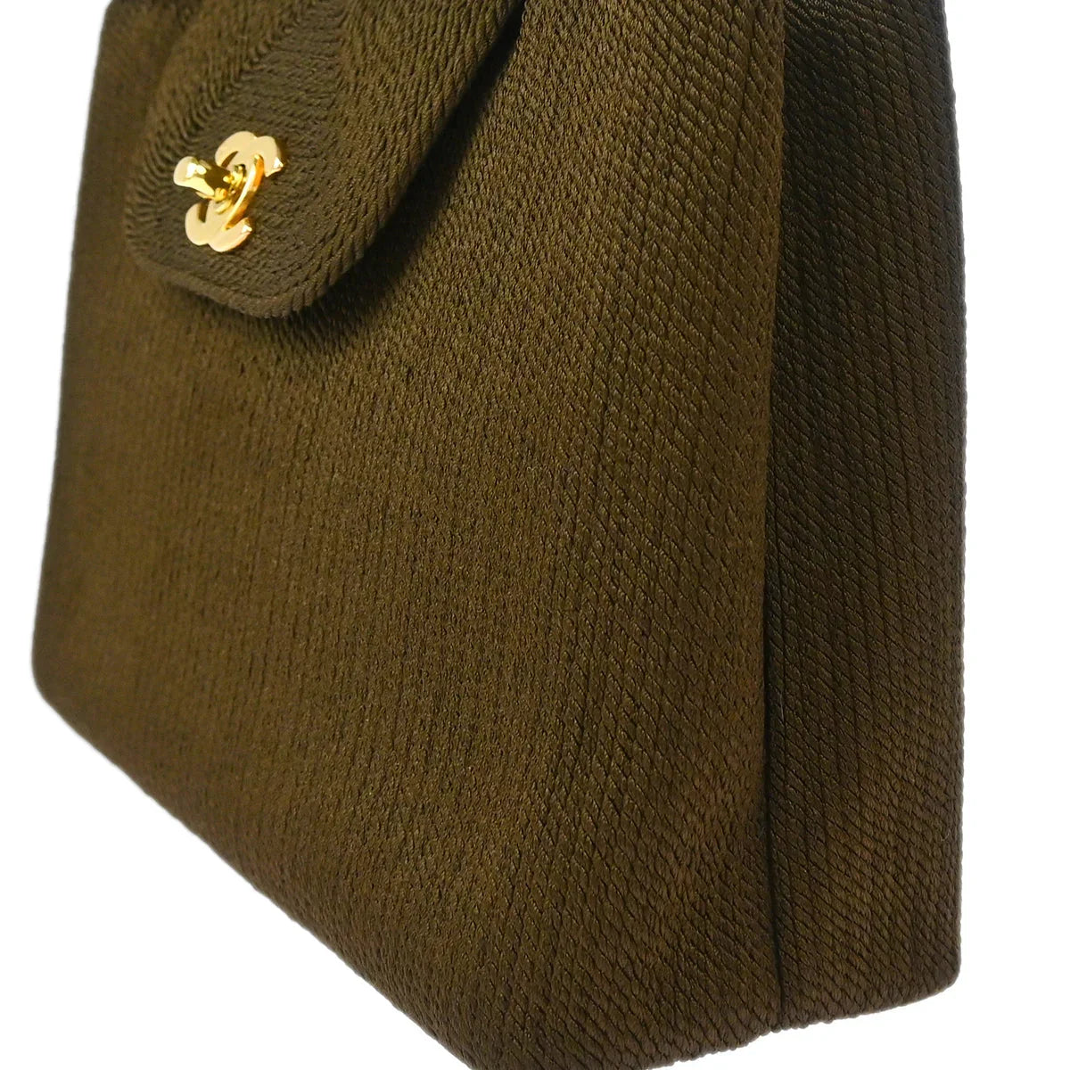 Chanel 1997-1999 Brown Silk Rope Handbag