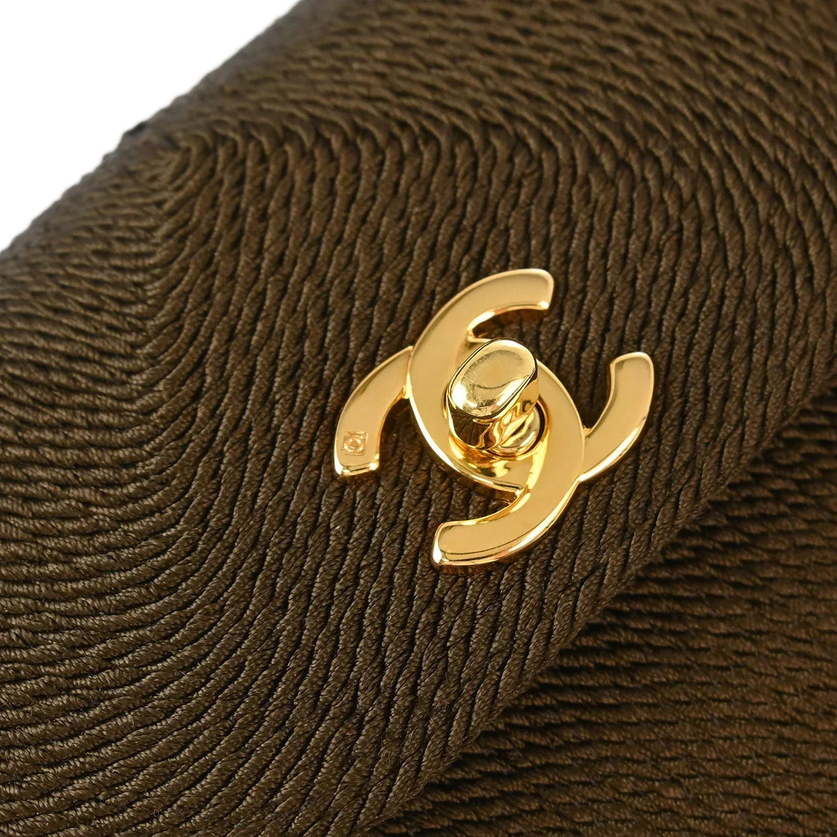 Chanel 1997-1999 Brown Silk Rope Handbag