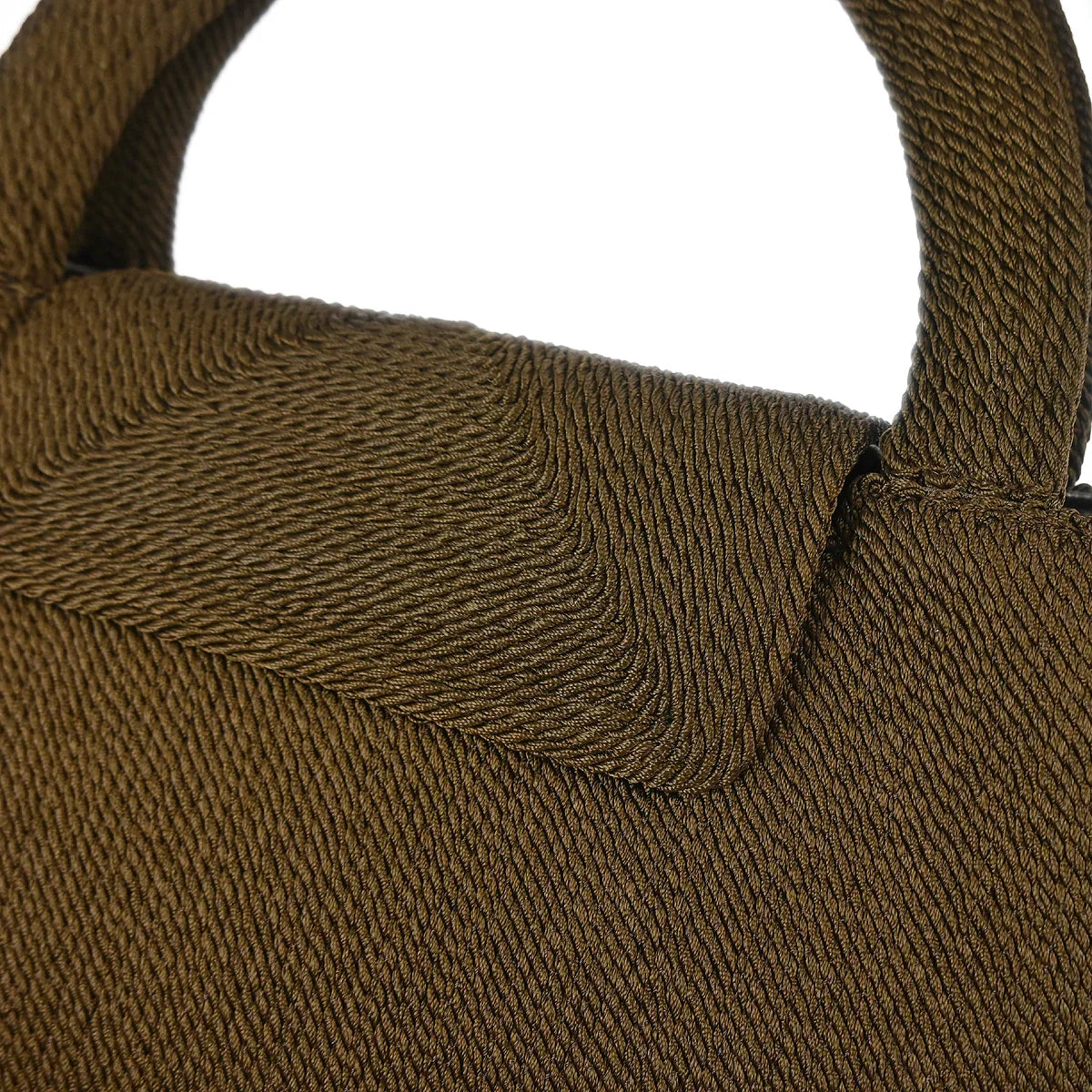 Chanel 1997-1999 Brown Silk Rope Handbag