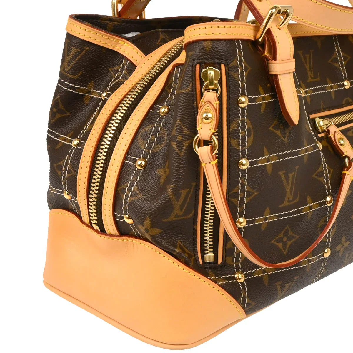 Louis Vuitton 2007 Monogram Riveting Handbag M40140