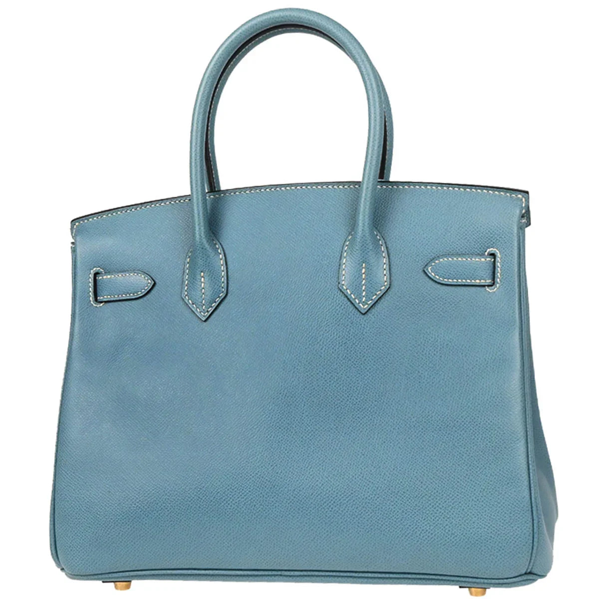Hermes Blue Jean Epsom Birkin 30 Handbag
