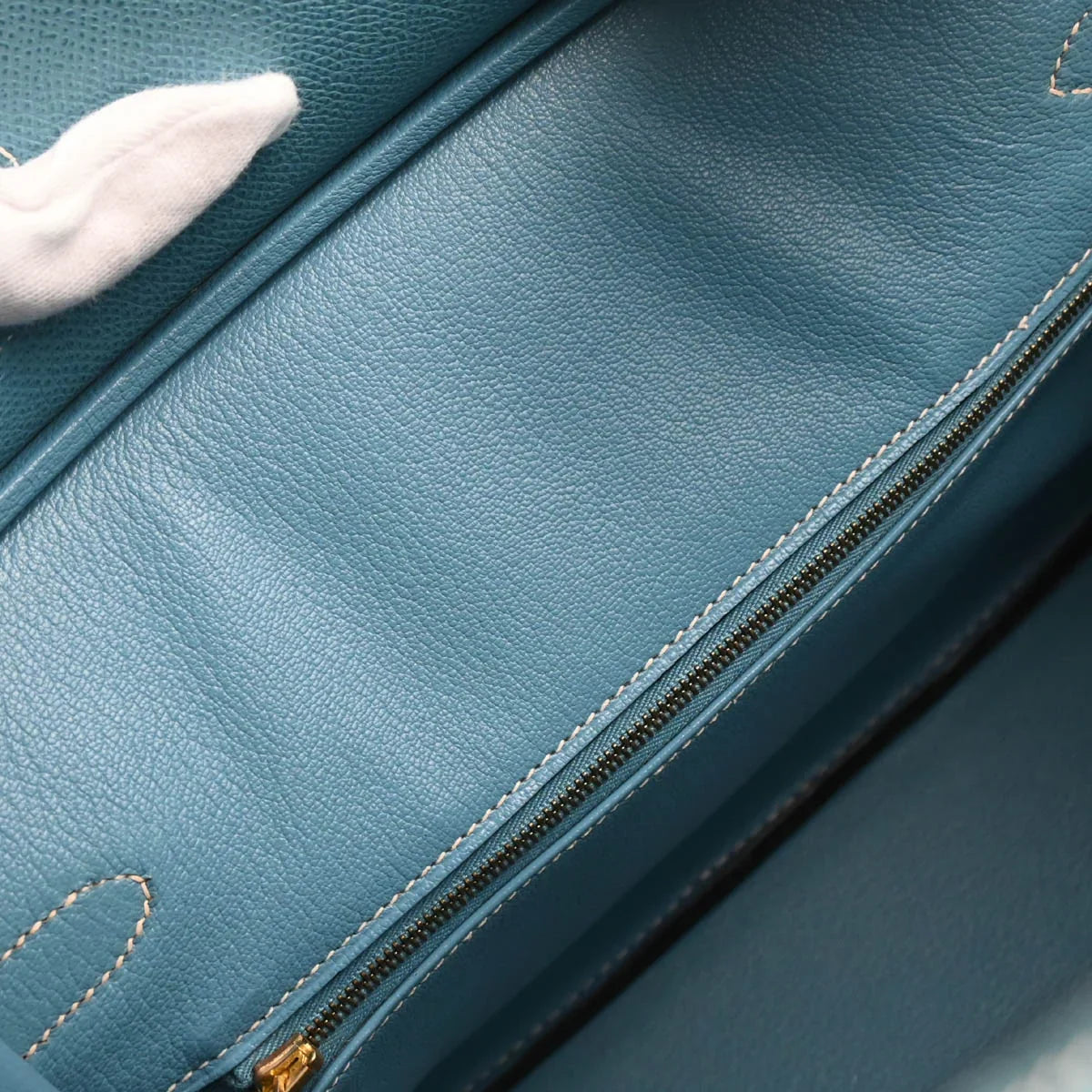 Hermes Blue Jean Epsom Birkin 30 Handbag