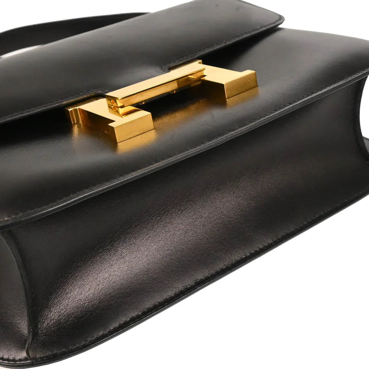 Hermes 2000 Black Box Calf Constance 25 Shoulder Bag