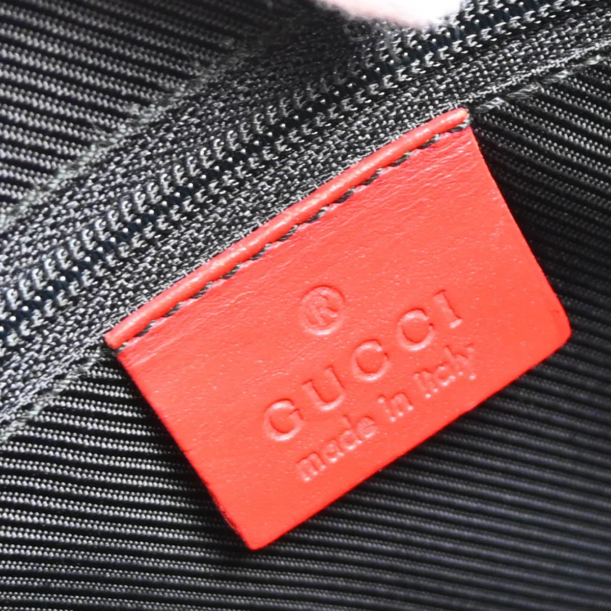 Gucci Red Beige GG Jackie Hobo Handbag
