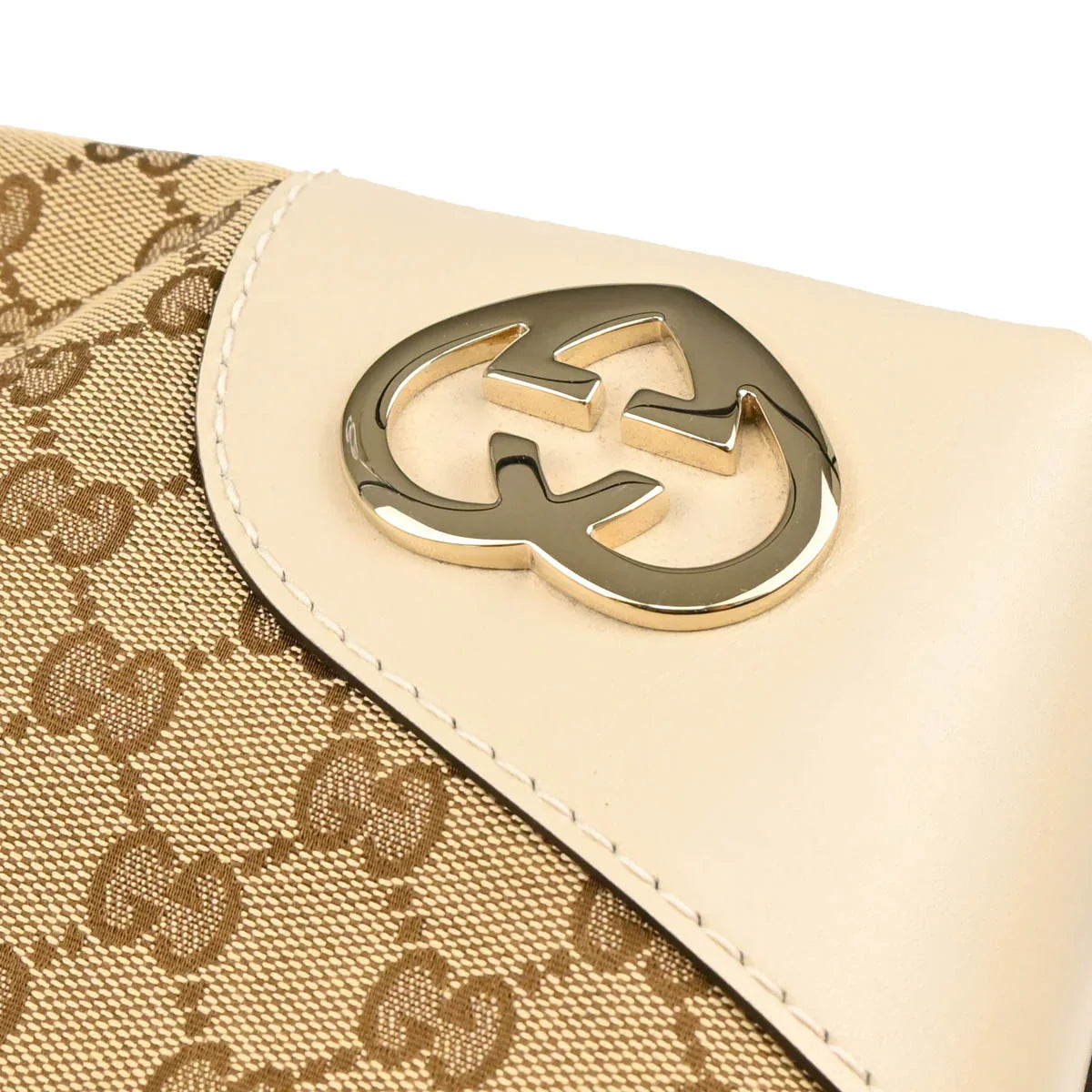 Gucci Beige GG Lovely Heart Hobo Handbag
