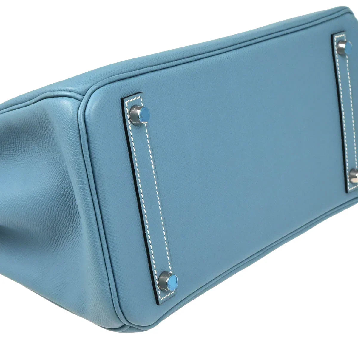 Hermes Blue Jean Epsom Birkin 30 Handbag
