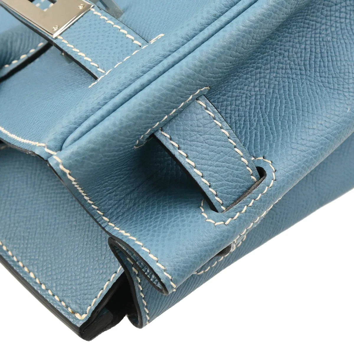 Hermes Blue Jean Epsom Birkin 30 Handbag