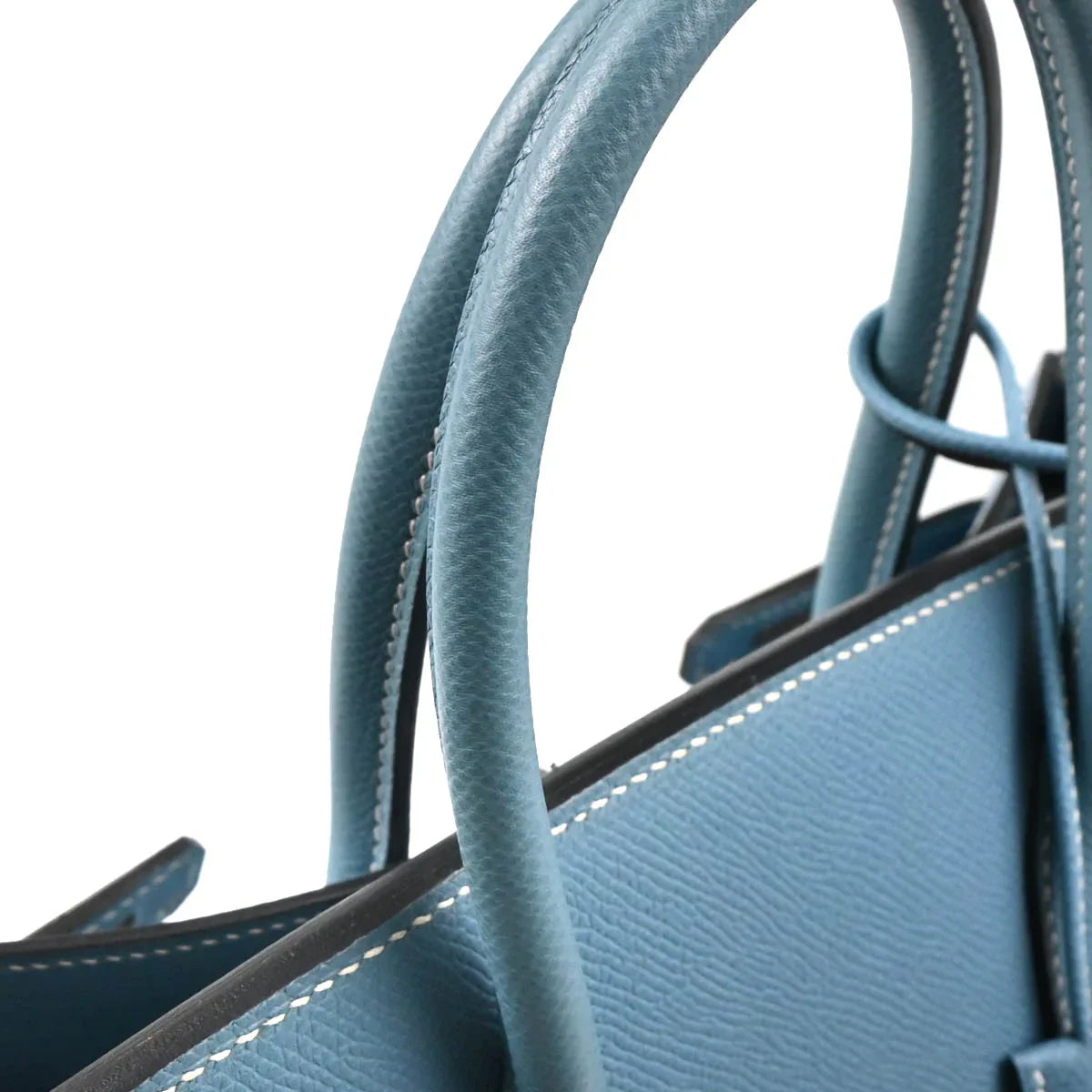 Hermes Blue Jean Epsom Birkin 30 Handbag