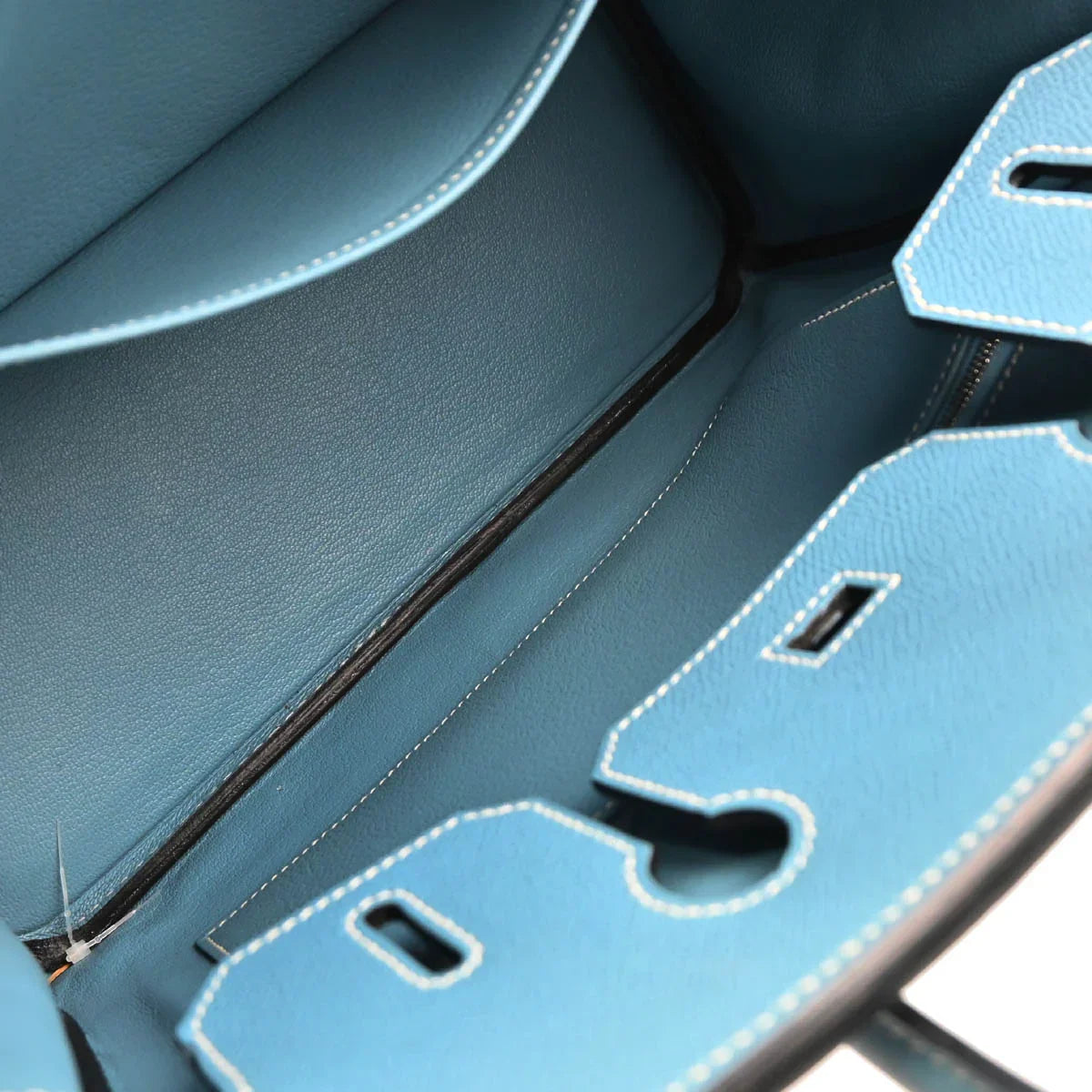Hermes Blue Jean Epsom Birkin 30 Handbag