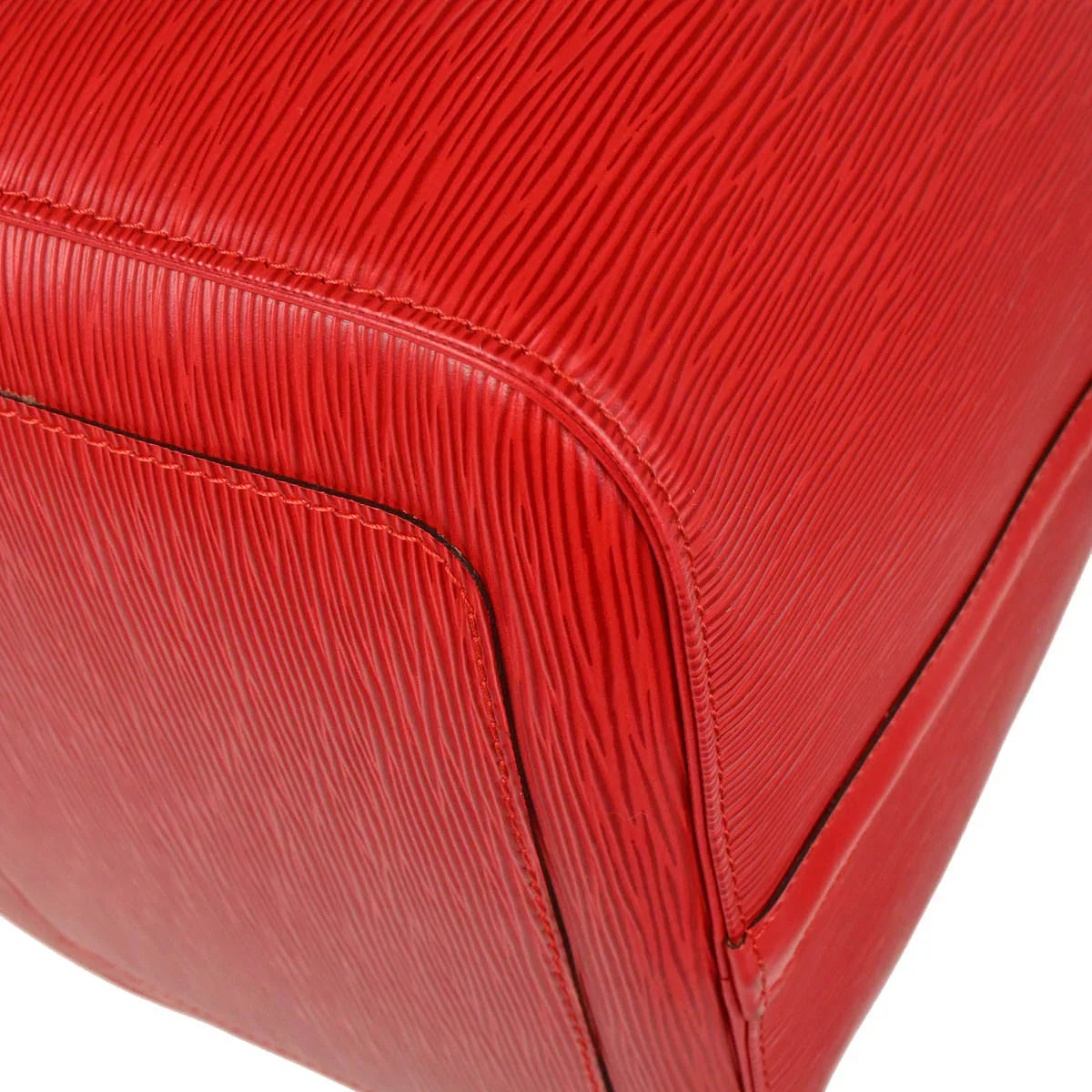 Louis Vuitton 1998 Red Epi Keepall 55 Travel Handbag M42957