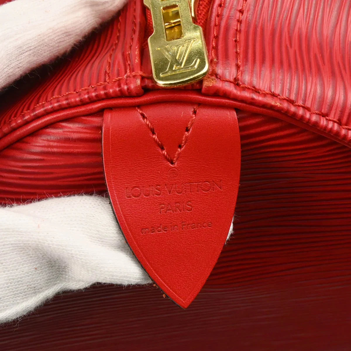 Louis Vuitton 1998 Red Epi Keepall 55 Travel Handbag M42957