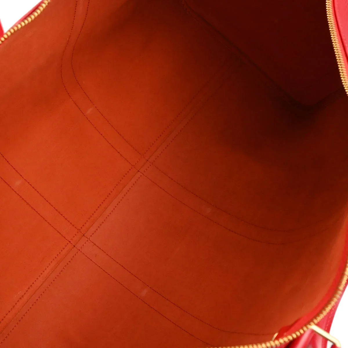 Louis Vuitton 1998 Red Epi Keepall 55 Travel Handbag M42957