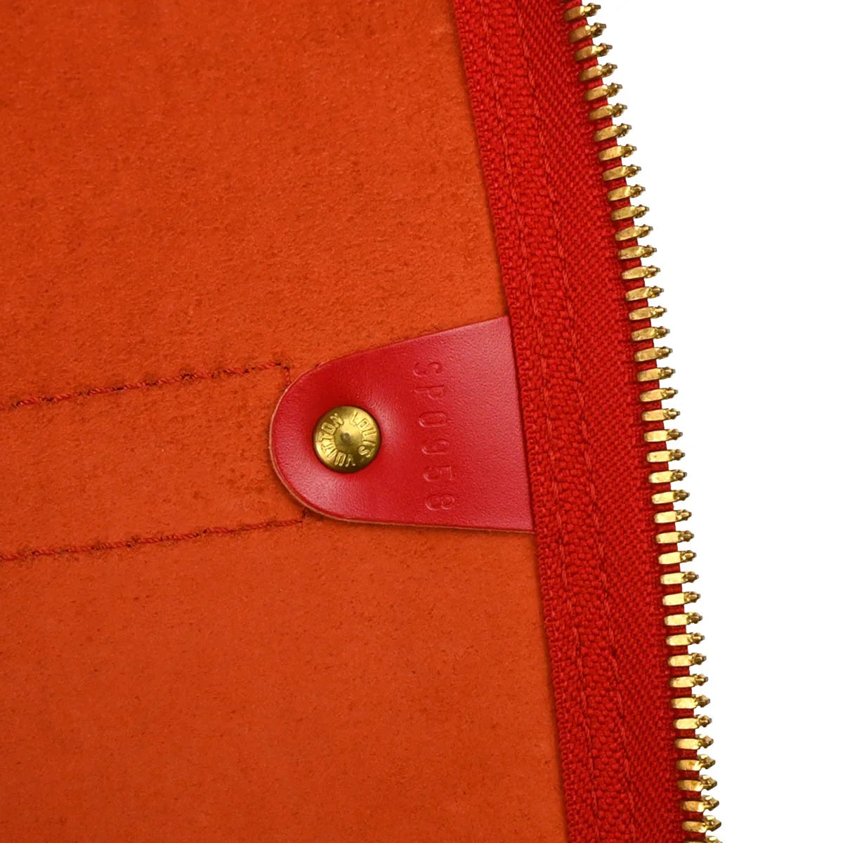 Louis Vuitton 1998 Red Epi Keepall 55 Travel Handbag M42957