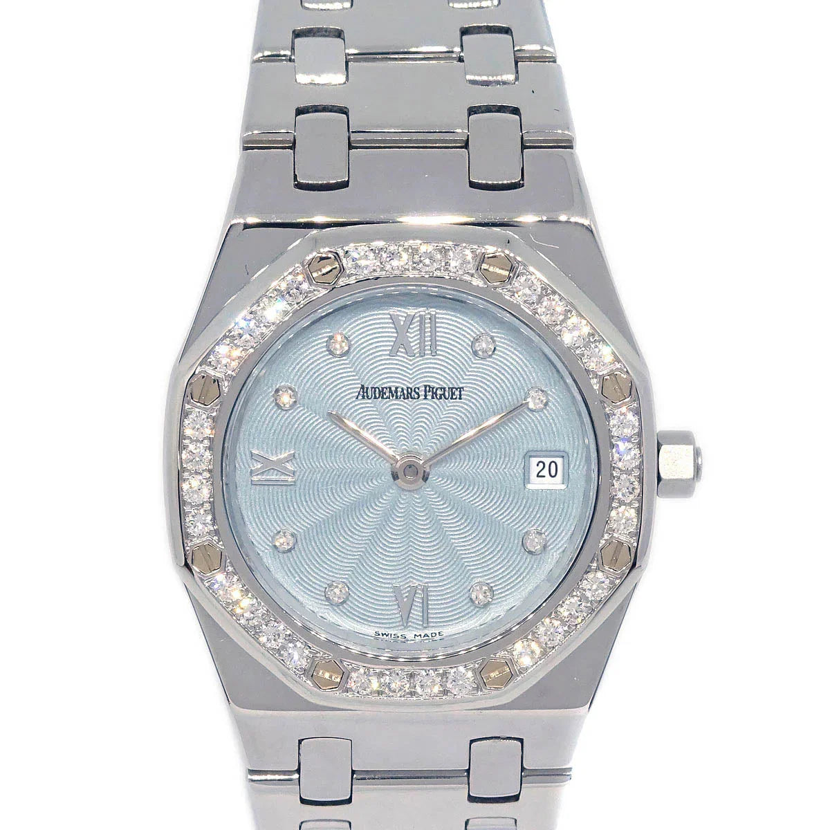Audemars Piguet Royal Oak Quartz Watch SS Diamond