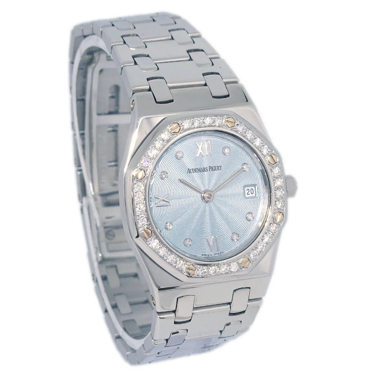 Audemars Piguet Royal Oak Quartz Watch SS Diamond