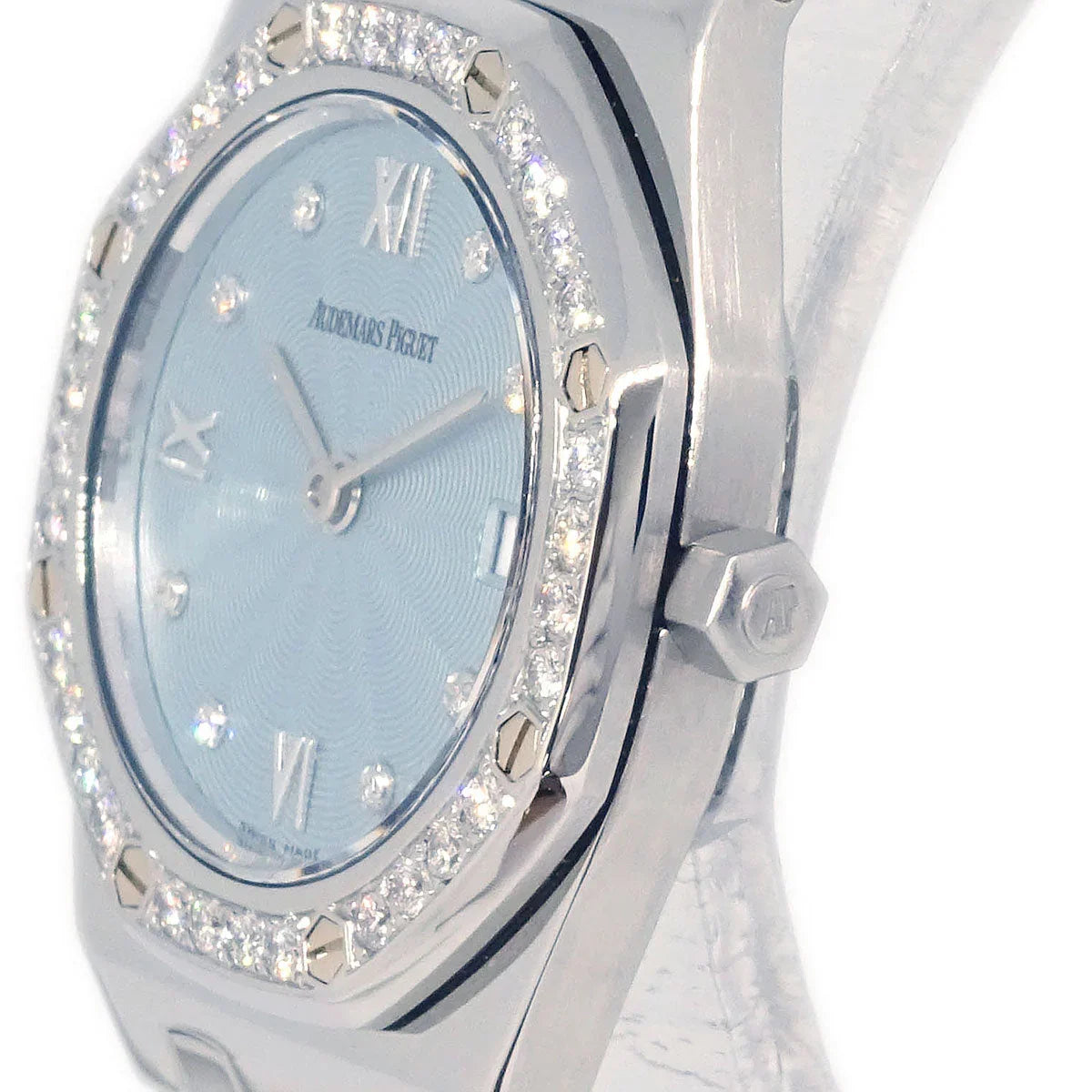 Audemars Piguet Royal Oak Quartz Watch SS Diamond