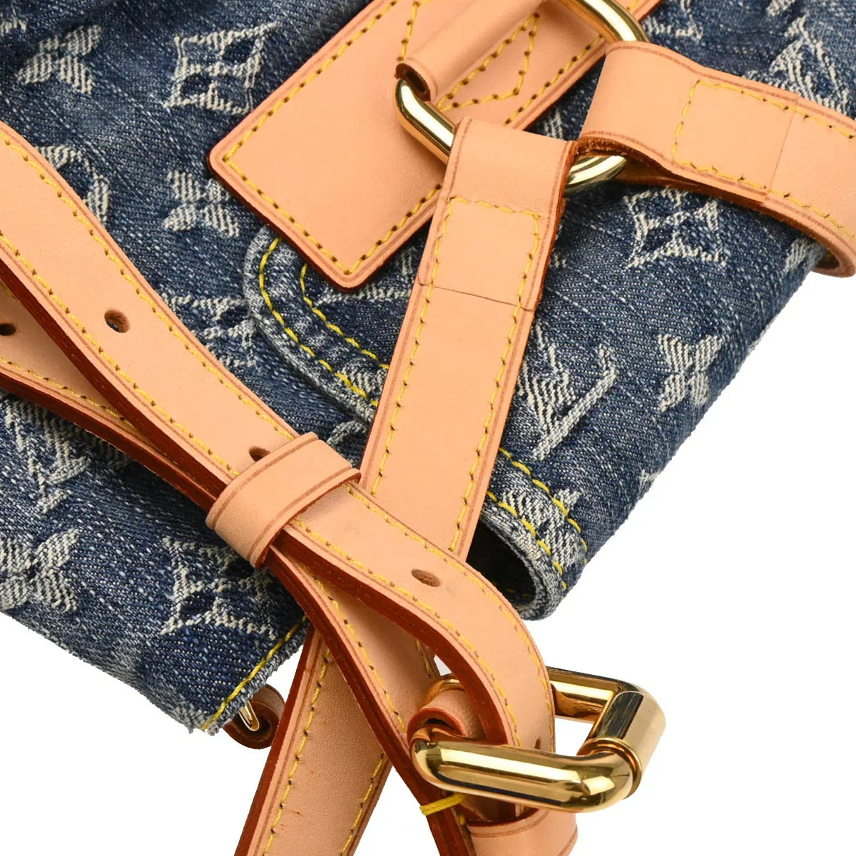 Louis Vuitton 2006 Blue Monogram Denim Sac a Dos PM Backpack M95057