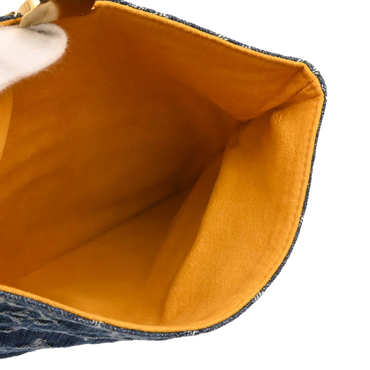 Louis Vuitton 2006 Blue Monogram Denim Pochette Plat Clutch Bag M95007