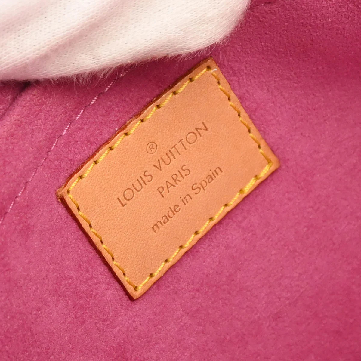 Louis Vuitton 2006 Pink Monogram Denim Mini Pleaty Handbag M95216