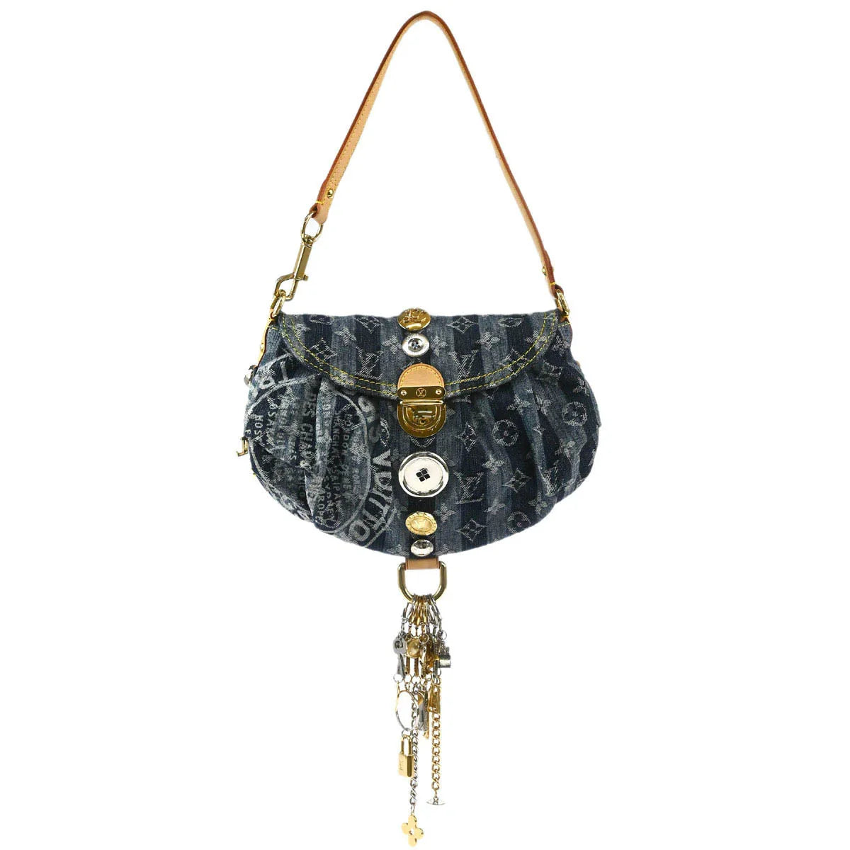 Louis Vuitton 2006 * Mini Pleaty Raye Handbag M95332