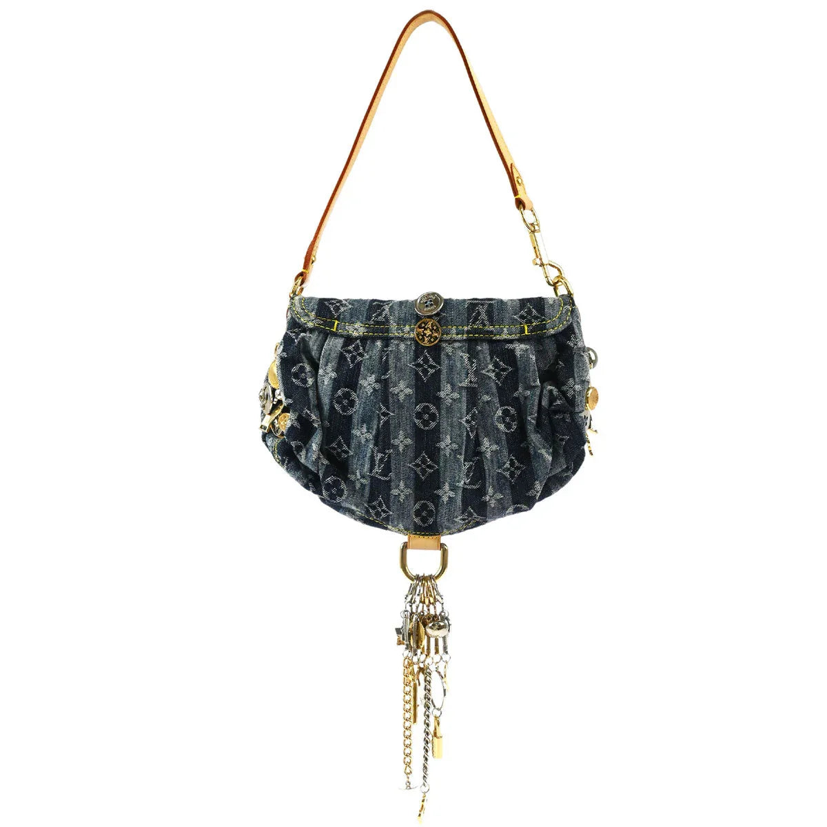 Louis Vuitton 2006 * Mini Pleaty Raye Handbag M95332