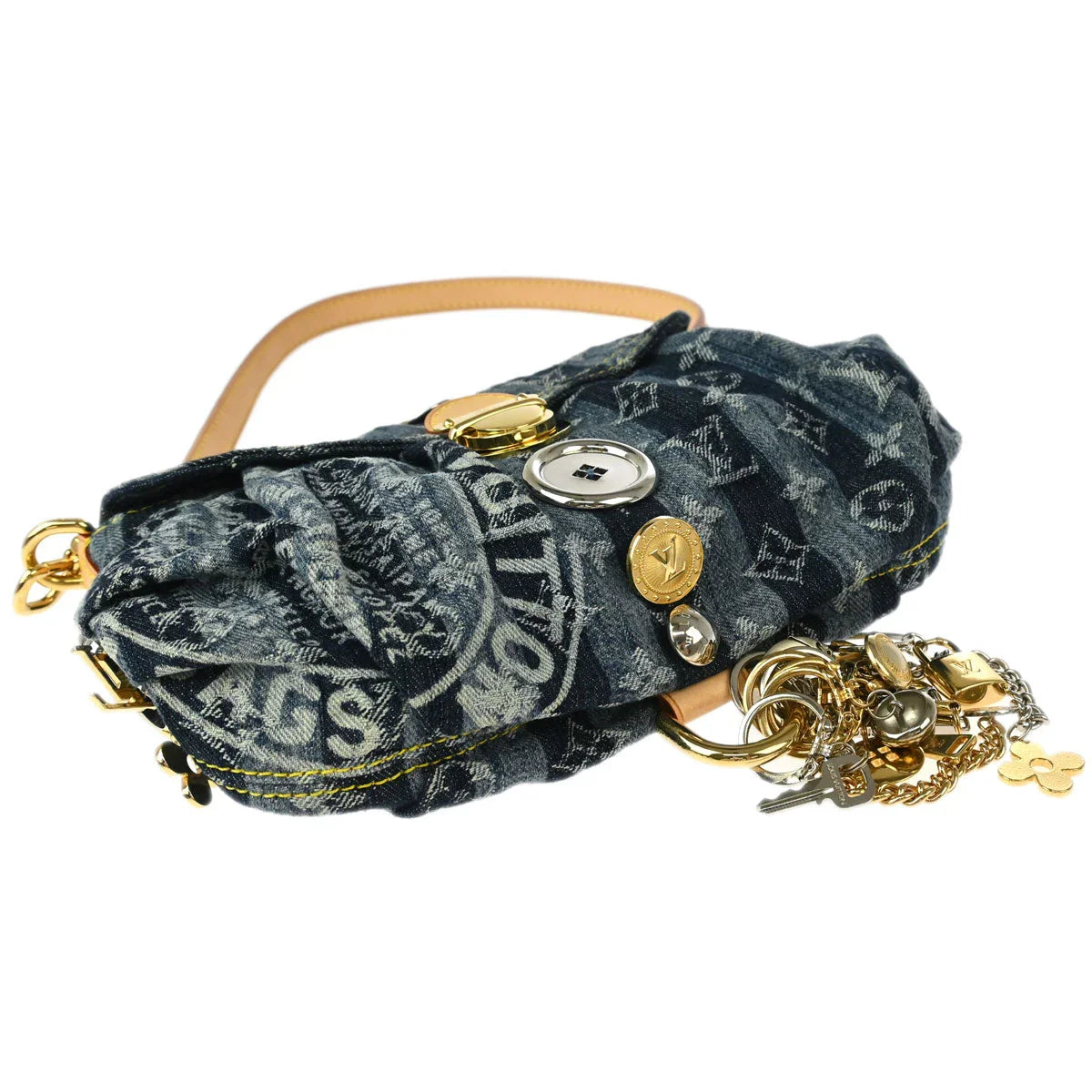 Louis Vuitton 2006 * Mini Pleaty Raye Handbag M95332
