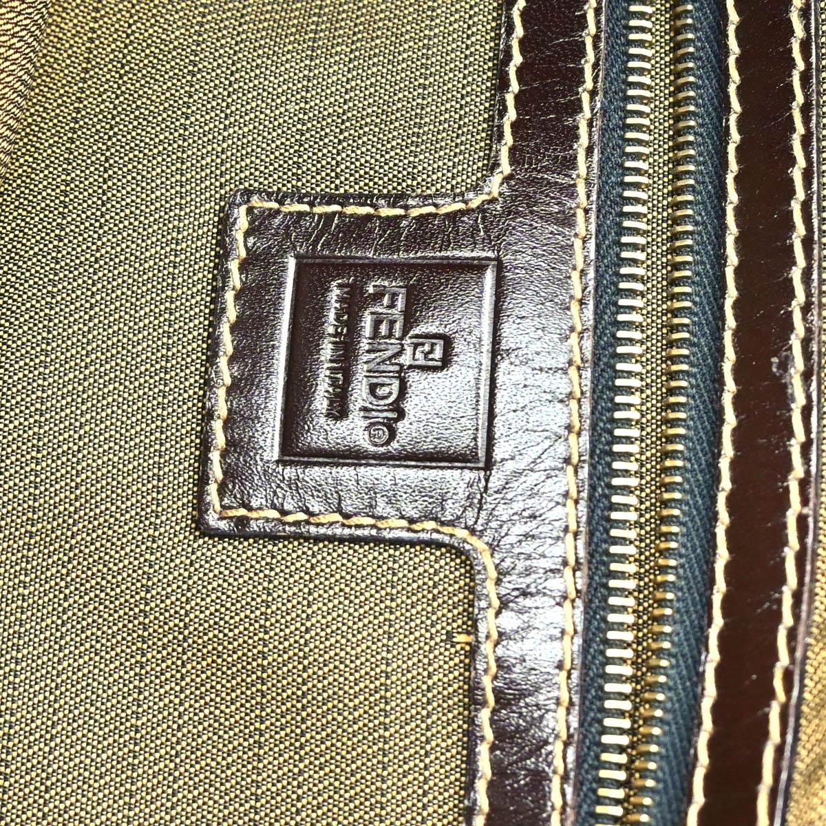 Fendi Brown Zucca Handbag