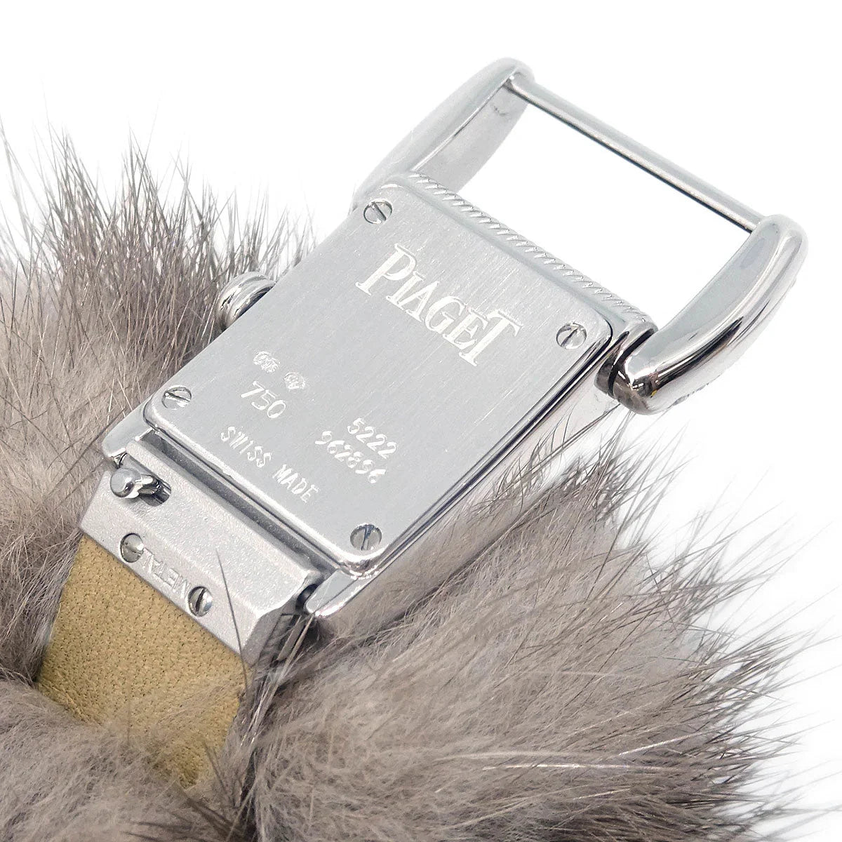Piaget Miss Protocole Ref.5222 Quartz Watch 18KWG Diamond Fur