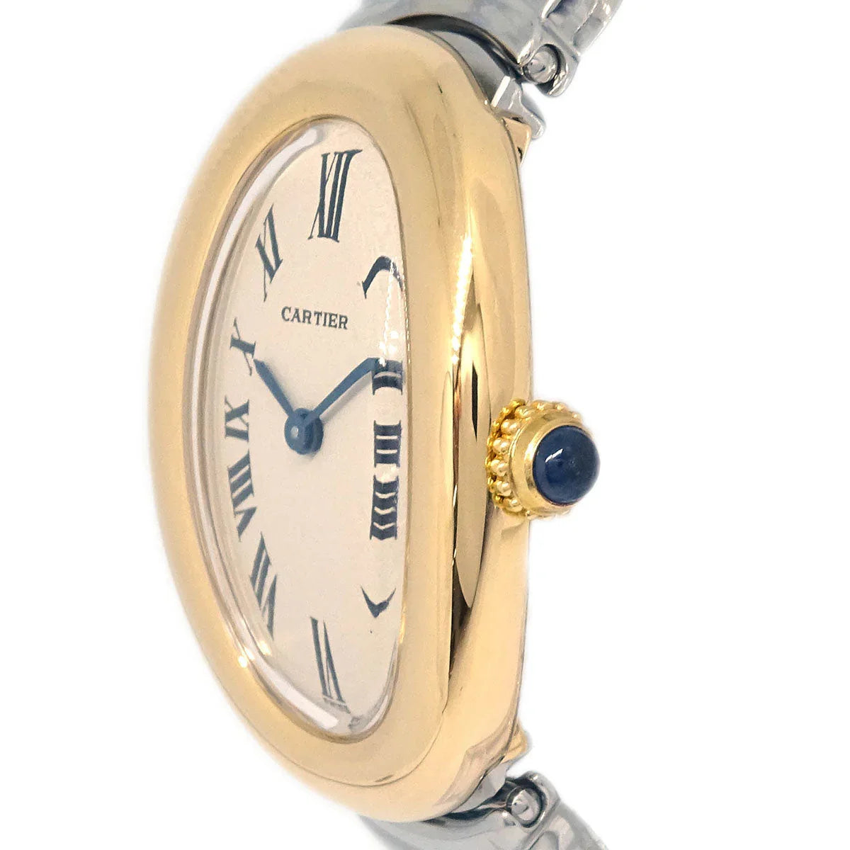 Cartier Baignoire Bell Epoch Ref.2086 Quartz Watch SS 18KYG