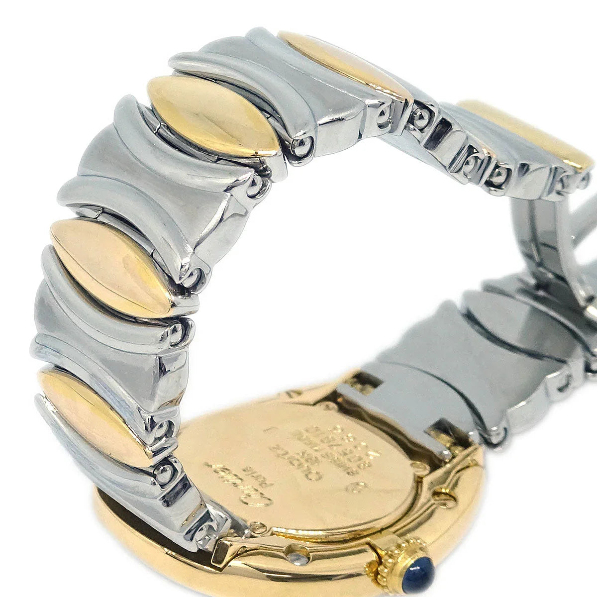 Cartier Baignoire Bell Epoch Ref.2086 Quartz Watch SS 18KYG