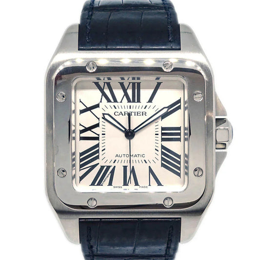 Cartier * Santos 100 LM Ref.W20073X8 Self-winding Watch SS