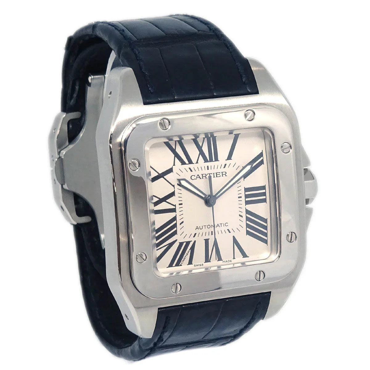 Cartier * Santos 100 LM Ref.W20073X8 Self-winding Watch SS