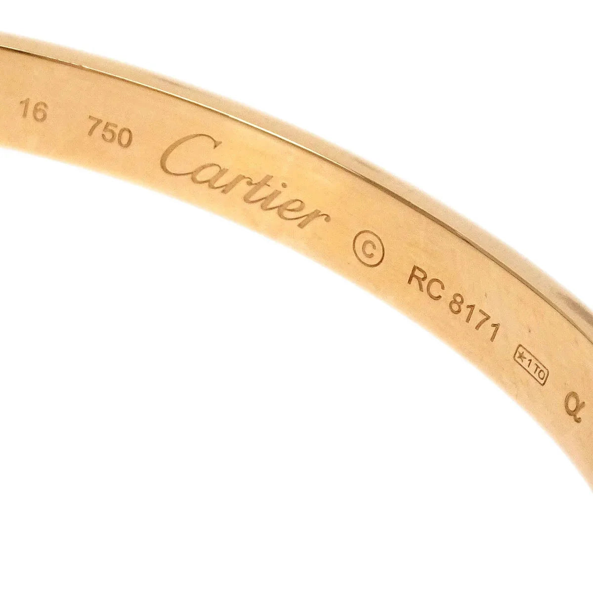 Cartier Love Bracelet Bangle RC8171 750 #16