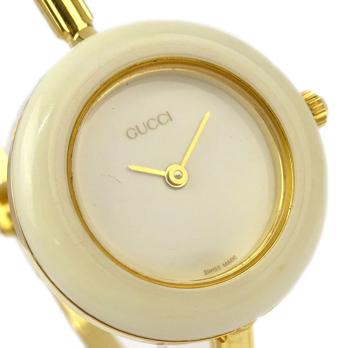 Gucci 11/12.2 Change Bezel Chameleon Quartz Watch SS