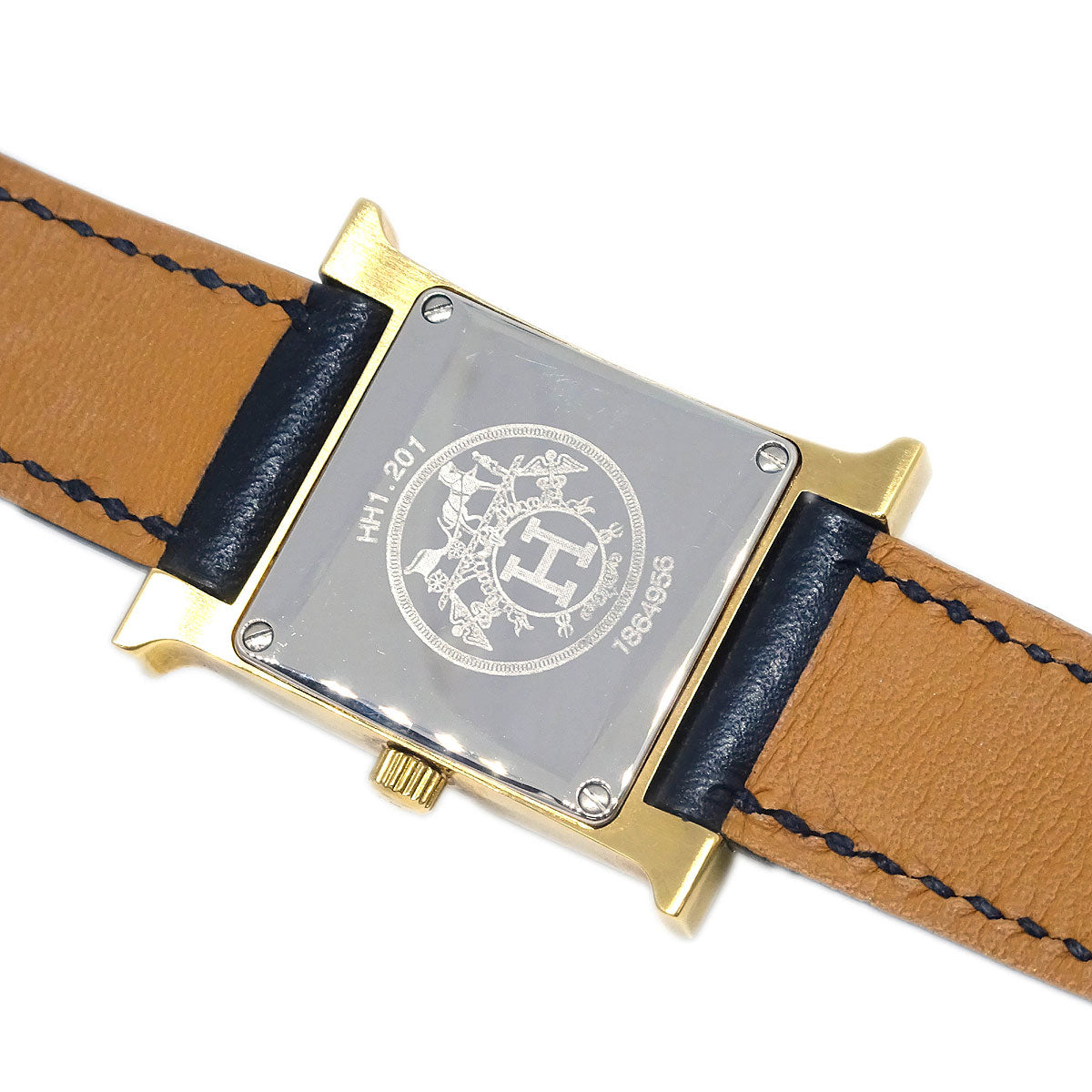 Hermes H Watch HH1.201 Quartz Watch Gold