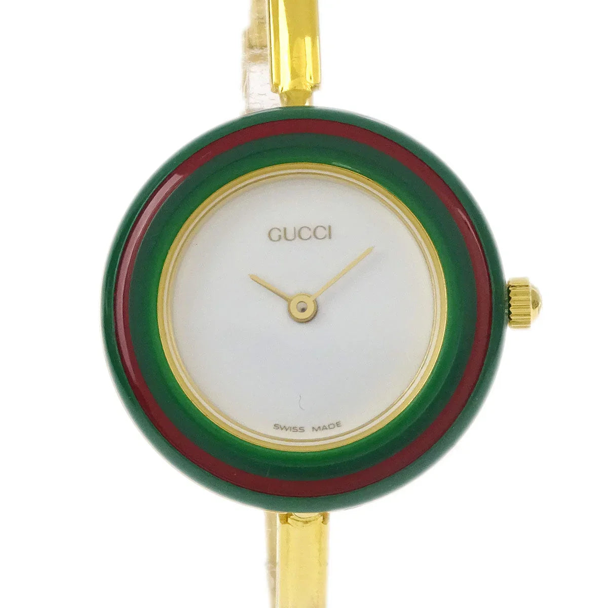 Gucci 11/12.2 Change Bezel Chameleon Quartz Watch SS