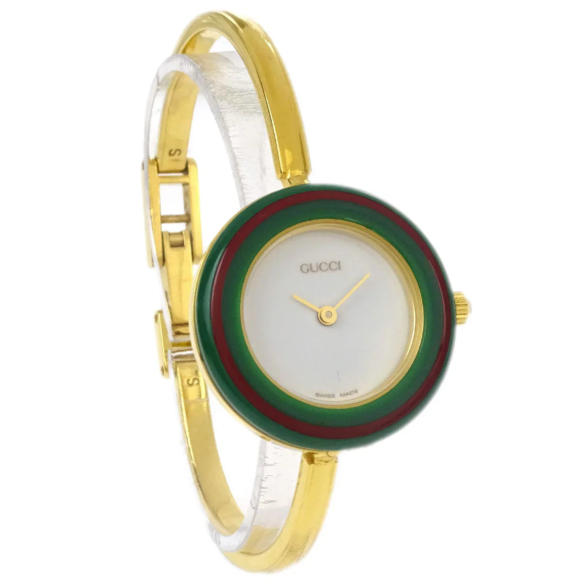 Gucci 11/12.2 Change Bezel Chameleon Quartz Watch SS