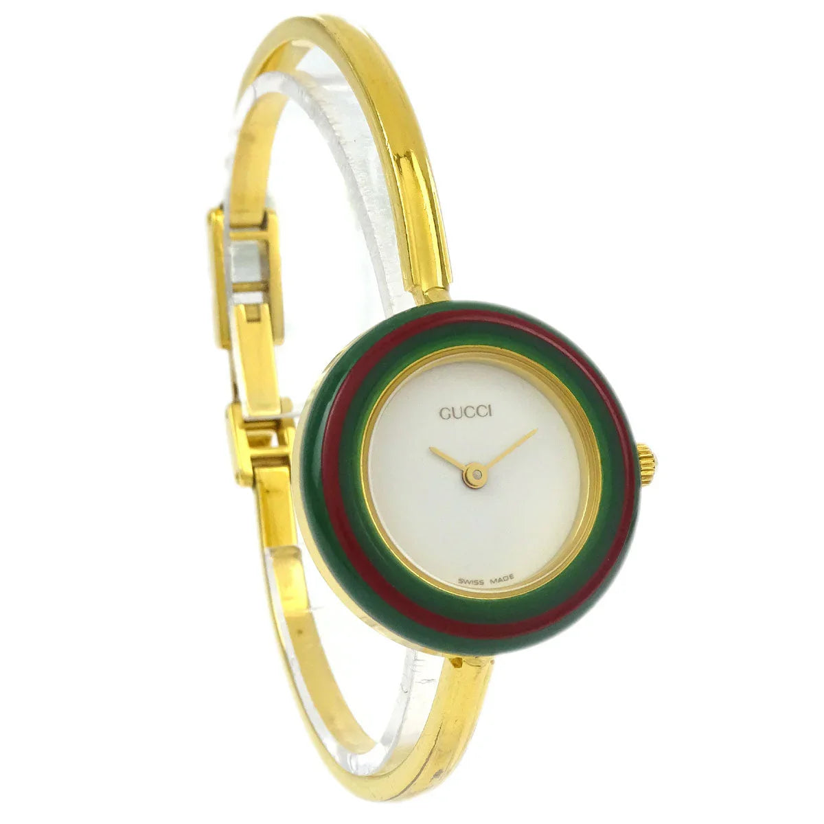 Gucci 11/12.2 Change Bezel Chameleon Quartz Watch SS