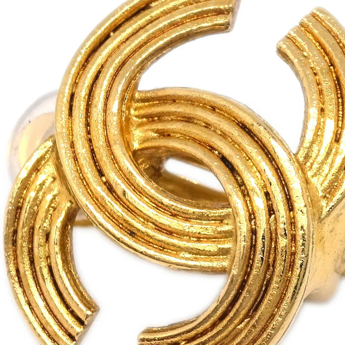Chanel Gold CC Earrings Clip-On 00A