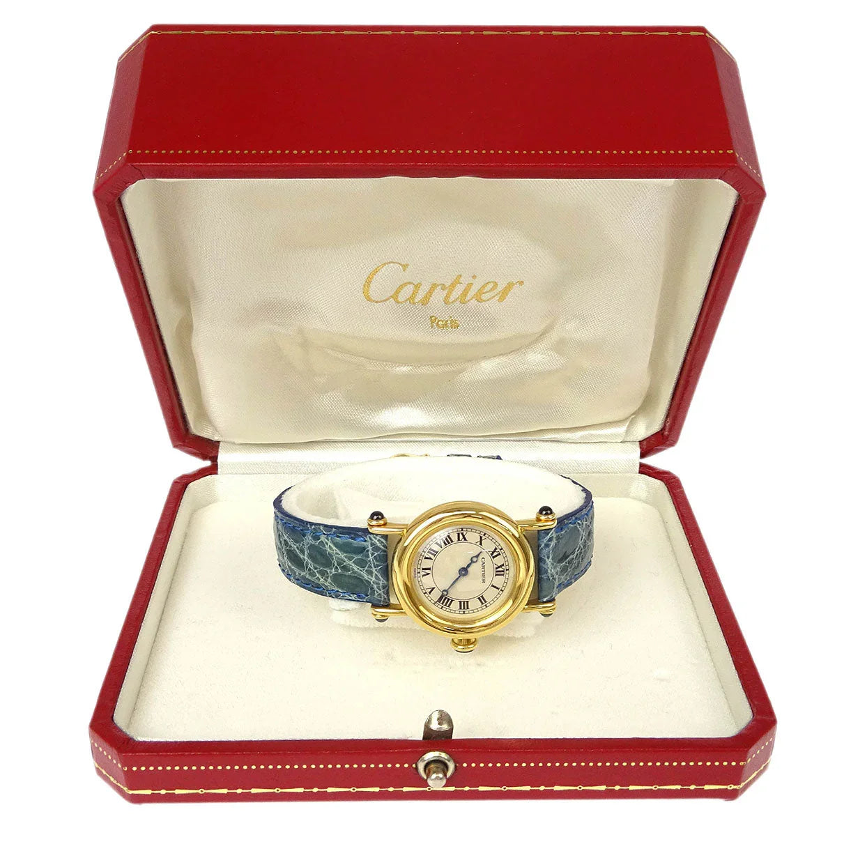 Cartier * Ref.1440 Mini Diabolo Quartz Watch 18KYG
