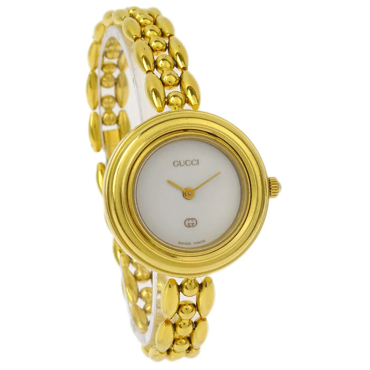 Gucci 11/12 Change Bezel Chameleon Quartz Watch SS