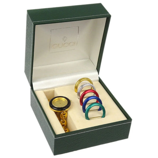 Gucci 11/12.2 Change Bezel Chameleon Quartz Watch SS