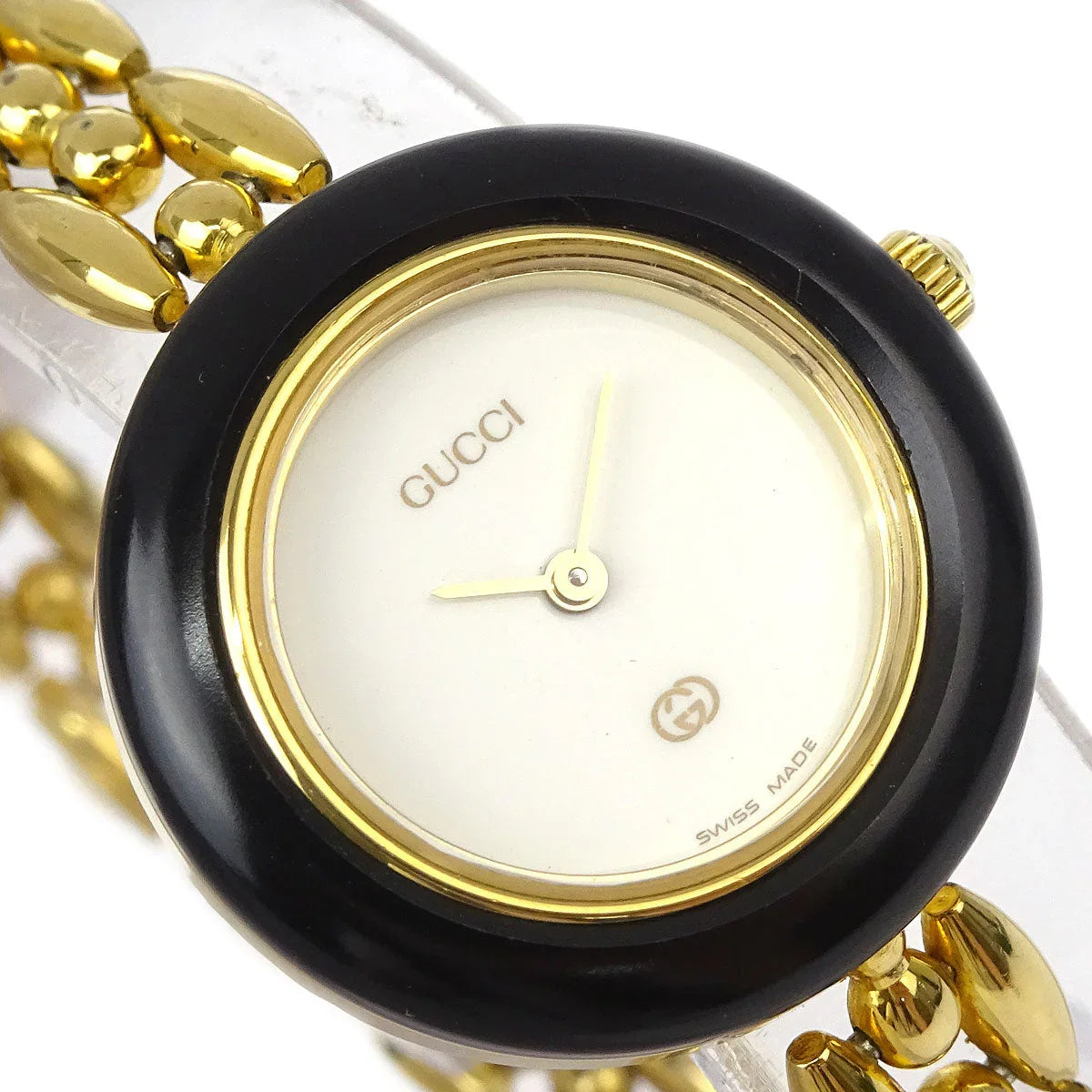 Gucci 11/12 Change Bezel Chameleon Quartz Watch SS