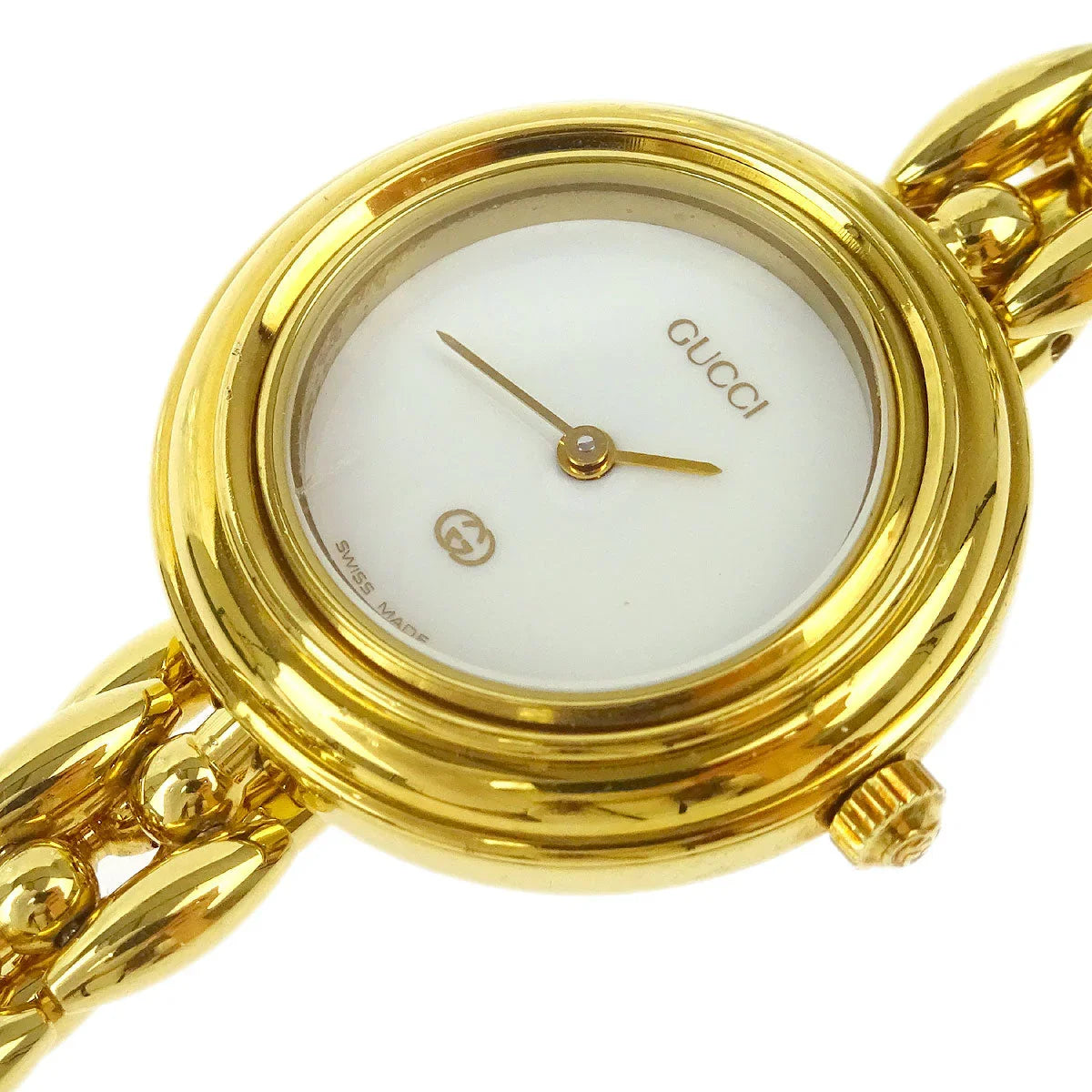 Gucci 11/12 Change Bezel Chameleon Quartz Watch SS