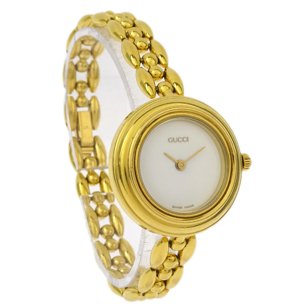 Gucci 11/12.2 Change Bezel Chameleon Quartz Watch SS