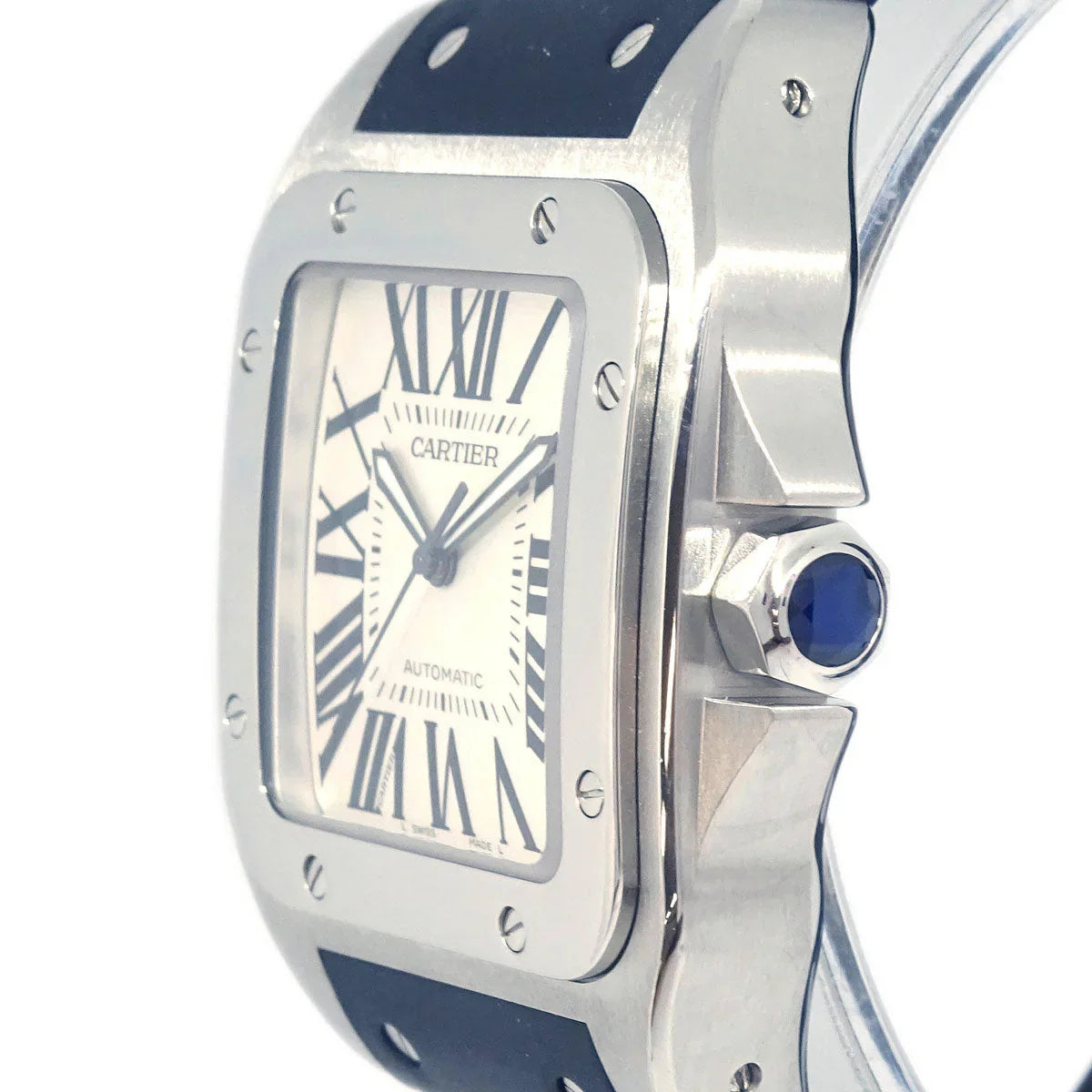 Cartier Santos 100 LM Ref.W20073X8 Self-winding Watch SS