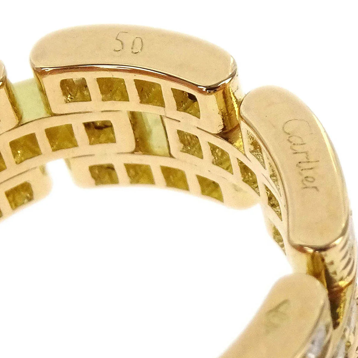 Cartier Maillon Panthere Ring 750 707027 #50 #49
